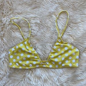 Posh Pua Yellow Polka Dot Bikini